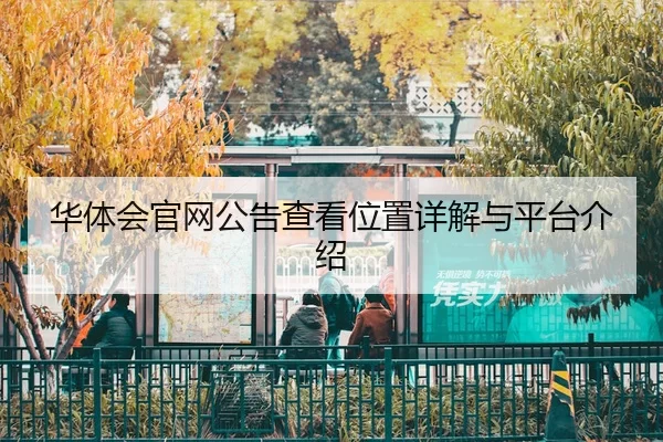 华体会官网公告查看位置详解与平台介绍