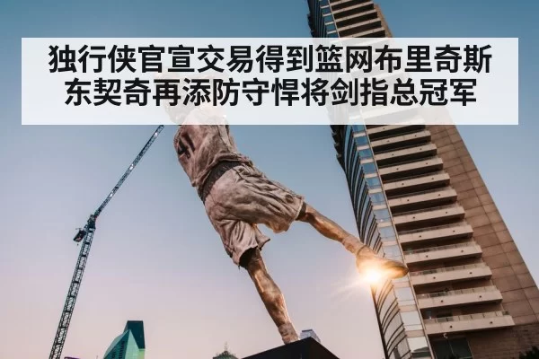独行侠官宣交易得到篮网布里奇斯 东契奇再添防守悍将剑指总冠军